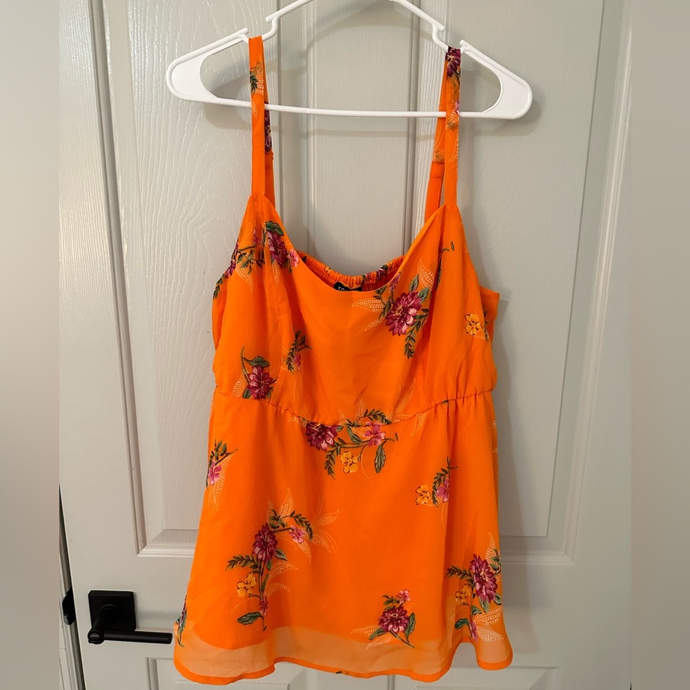 Torrid Orange Floral Cami